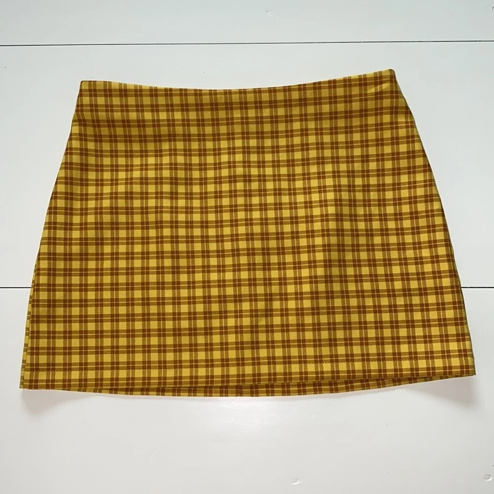 UO Gretchen Plaid Mini Skirt